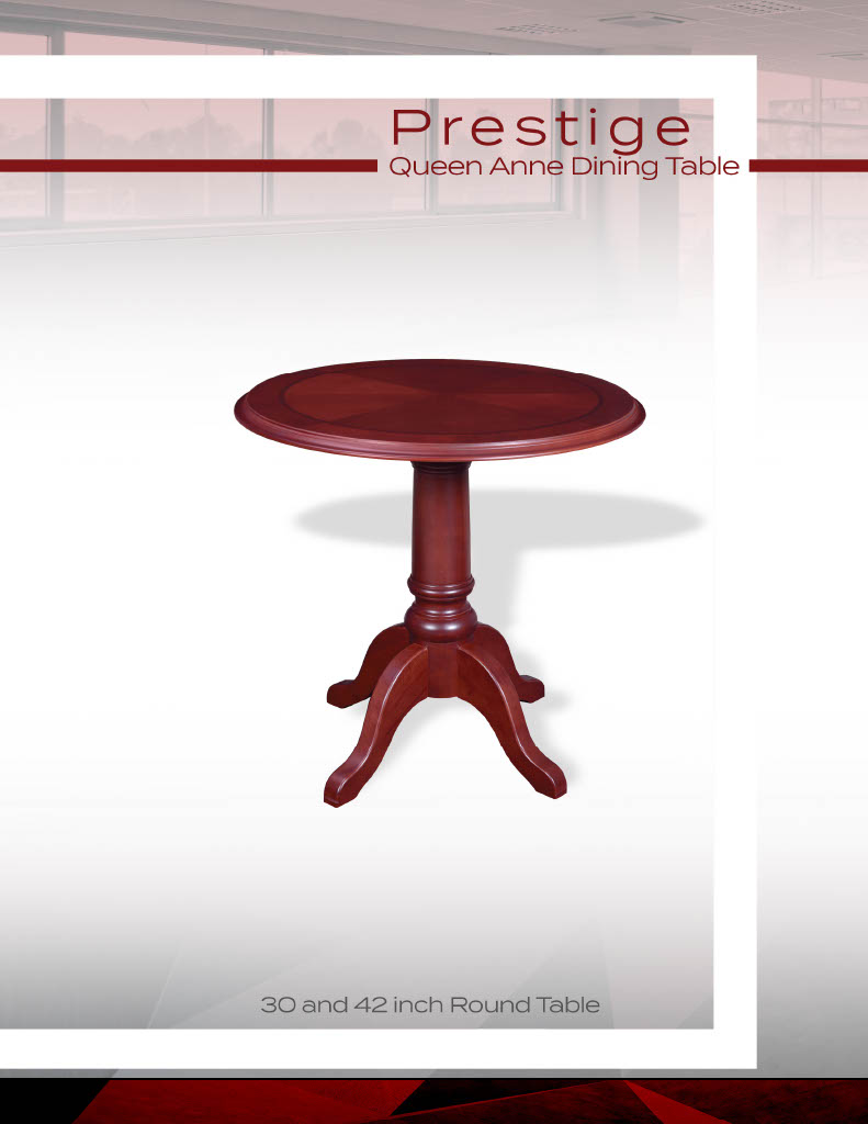 Prestige Queen Anne Dining Table Brochure